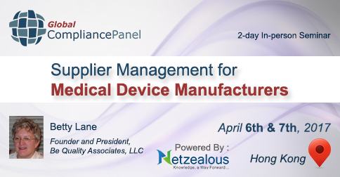 Supplier selection and management is one of the critical issues for medical device manufacturers. Suppliers provide materials and services to the device manufacturer, which means that they can be critical to performance and delivery of your device. Neither the FDA nor your notified body regulates your suppliers (with a few exceptions). They expect you to have an effective process to ensure your suppliers perform in the regulatory environment.